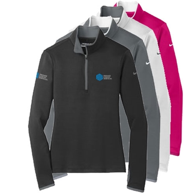 PCS101<br>Ladies Nike Golf Dri-FIT Stretch 1/2-Zip Cover-Up