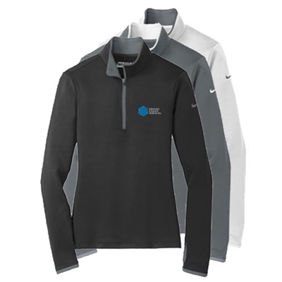 PCS501<br>Ladies Nike Golf Dri-FIT Stretch 1/2-Zip Cover-Up